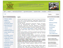 Tablet Screenshot of mmligonine.lt